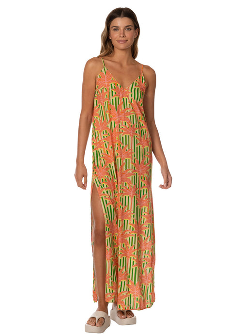 Main image -  Foto de Blooming Stripes Debbie Long Dress by Maaji - Vestidos - Ropa de Playa