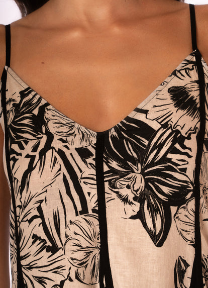  dress from Maaji – Sepia Fiori Lily Long Dress – Category: Apparel , Accessories Clothing