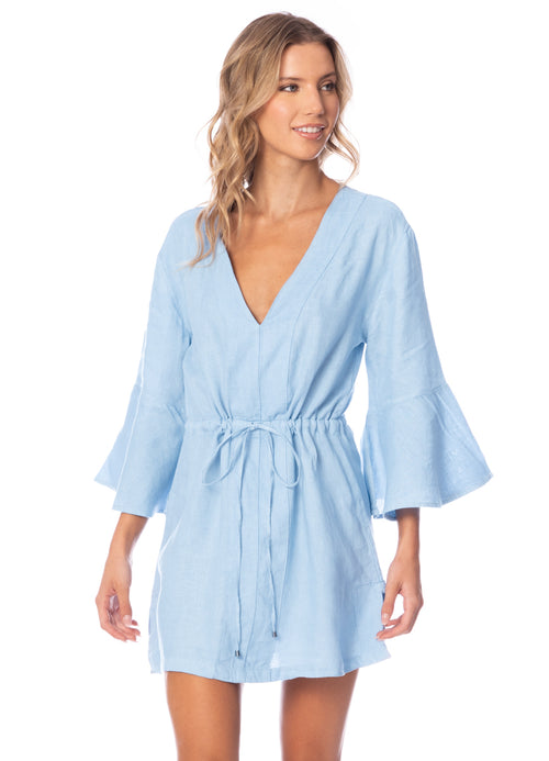 Main image -  Maaji Stone Blue Joy Kaftan