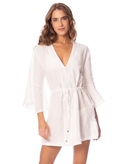  Foto de Antique White Joy Kaftan by Maaji - Ropa de Playa