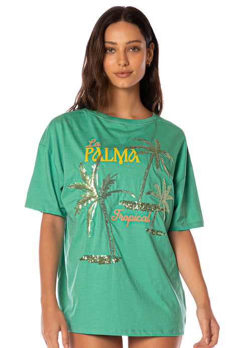 Main image -  Foto de Tropical Green Azalea T-Shirt by Maaji - Camisas - Ropa de Playa