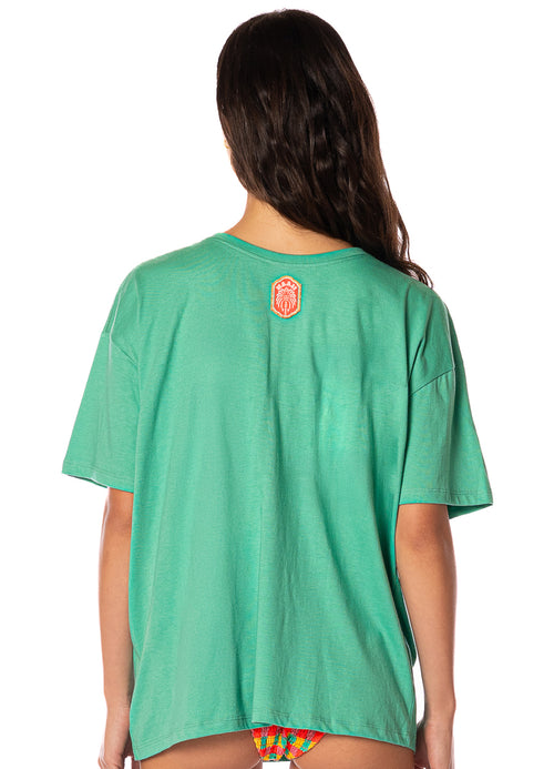 Hover image -  Foto de Tropical Green Azalea T-Shirt by Maaji - Camisas - Ropa de Playa