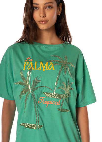  Maaji Tropical Green Azalea T-Shirt 