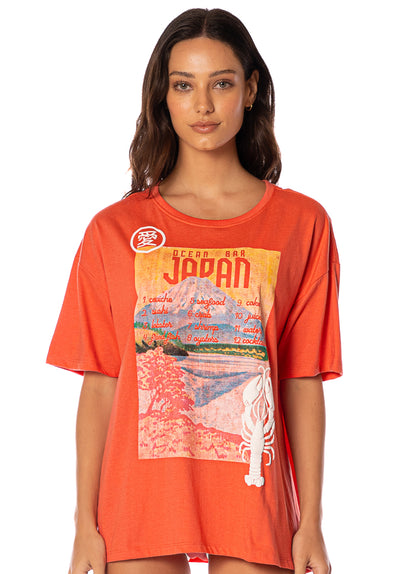 Thumbnail - Maaji Coral Ripple Azalea T-Shirt  - 8