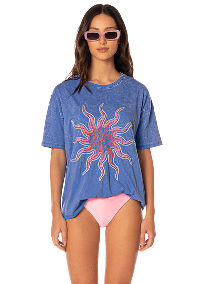  shirts from Maaji – Cobalt Blue Azalea T-Shirt – Category: Apparel , Accessories Clothing