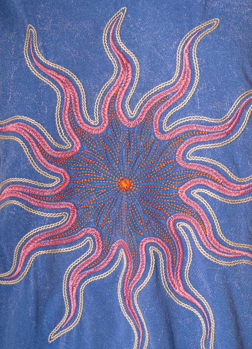 Alternative image -  shirts from Maaji – Cobalt Blue Azalea T-Shirt – Category: Apparel , Accessories Clothing