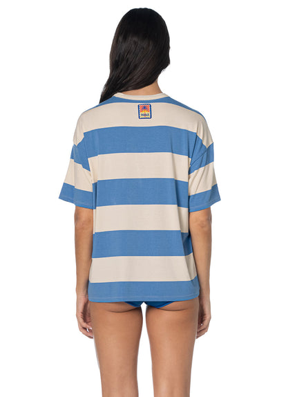  Foto de The Striped Palm Azalea T-Shirt by Maaji - Camisas - Ropa de Playa