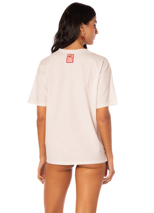 Hover image -  Foto de White Heat Azalea  T-Shirt by Maaji - Camisas - Ropa de Playa