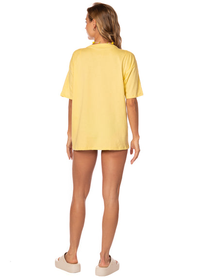 Thumbnail - T-Shirt de Maaji -  Maaji Tiki Rush Azalea T-Shirt - Categoría: Ropa, Vestidos de baño - 7