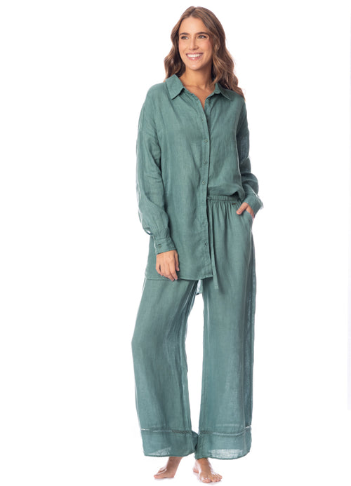 Main image -  Foto de Eucalyptus Green Carme Pants by Maaji - Pantalones - Ropa de Playa