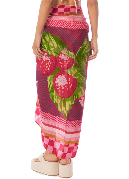Thumbnail - pareos from Maaji – Strawberry Love Isla  Pareo – Category: Apparel , Accessories Clothing - 6