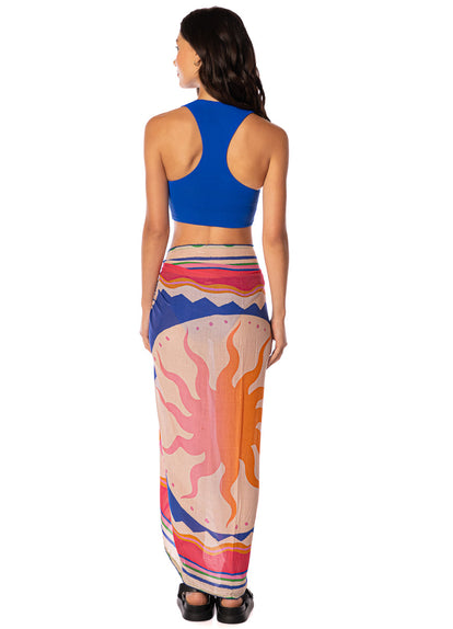  Foto de Sunlit Bloom Isla V Pareo by Maaji - Ropa de Playa