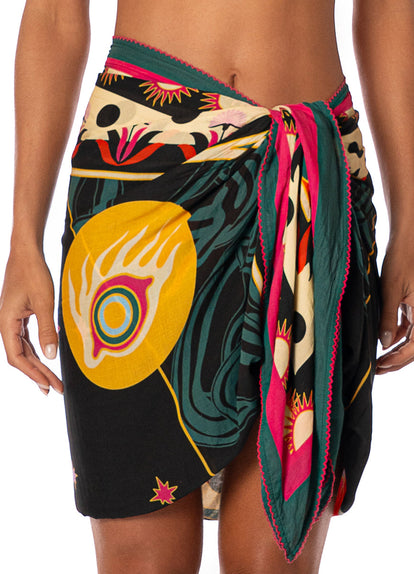  Foto de Flamingo Night Isla V Pareo by Maaji - Ropa de Playa