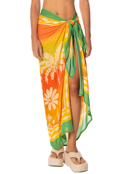 Thumbnail - pareos from Maaji – Tropical Landscape Isla V Pareo – Category: Apparel , Accessories Clothing - 6