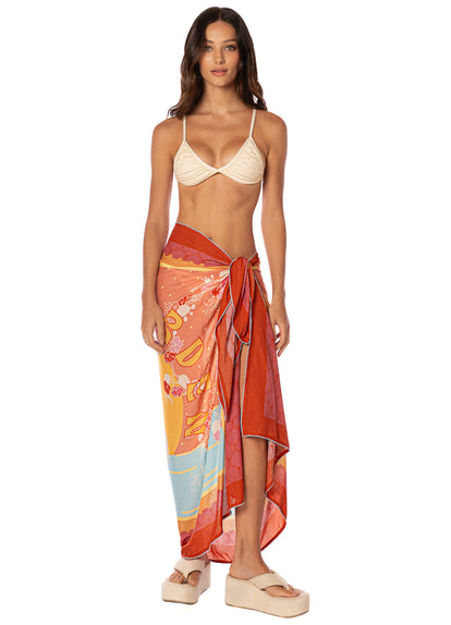  Maaji Copper Glow Isla V Pareo 