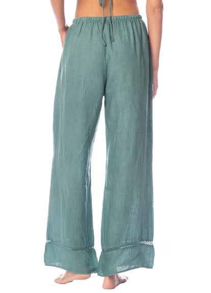  Foto de Eucalyptus Green Carme Pants by Maaji - Pantalones - Ropa de Playa