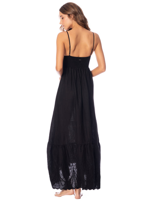 Hover image -  Maaji Jade Black Isadora Long Dress