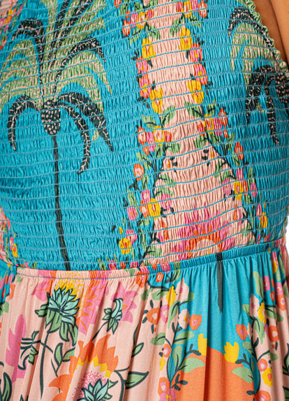  Maaji Arabian Palm Isadora V Long Dress 