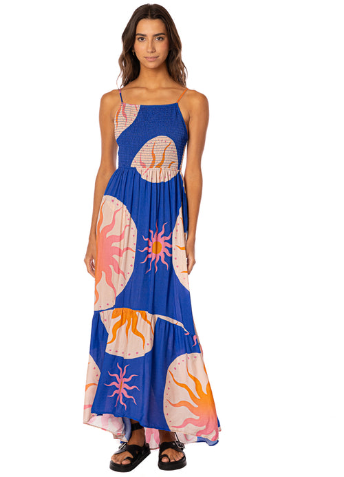 Main image -  dress from Maaji – Sunlit Bloom Isadora V Long Dress – Category: Apparel , Accessories Clothing