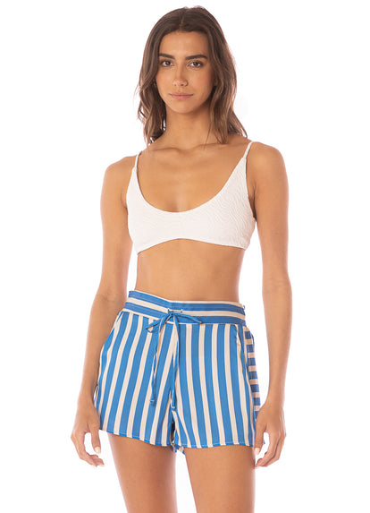 Thumbnail - Foto de Azure Stripes Kenia Shorts by Maaji - Ropa de Playa - 1