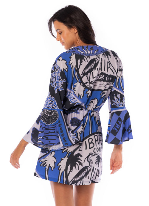 Hover image -  Foto de Eclectic Ocean Joyous Kaftan by Maaji - Ropa de Playa