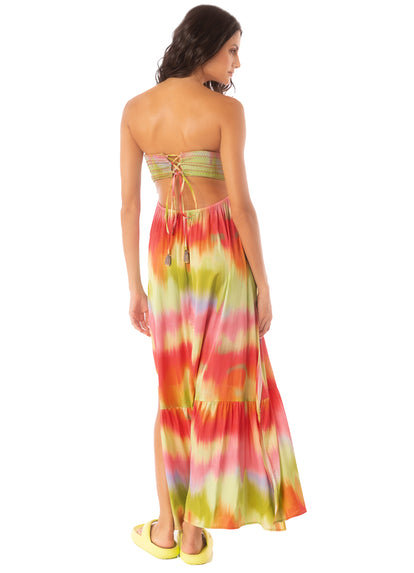 Thumbnail - Maaji Lime Ombré Natasha Long Dress - 4