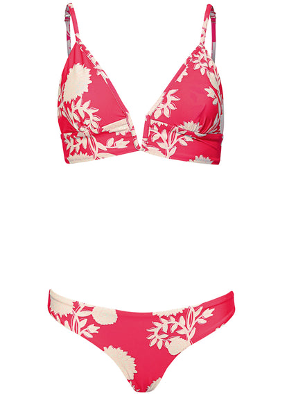  Maaji Candy Flowery Parade  Long Line Triangle Bikini Top