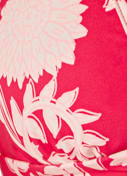  Maaji Candy Flowery Parade  Long Line Triangle Bikini Top