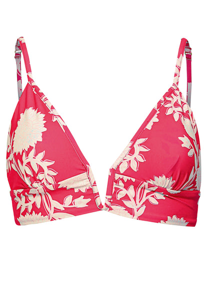  Maaji Candy Flowery Parade  Long Line Triangle Bikini Top