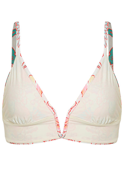  Maaji Japanese Summer Parade Long Line Triangle Bikini Top