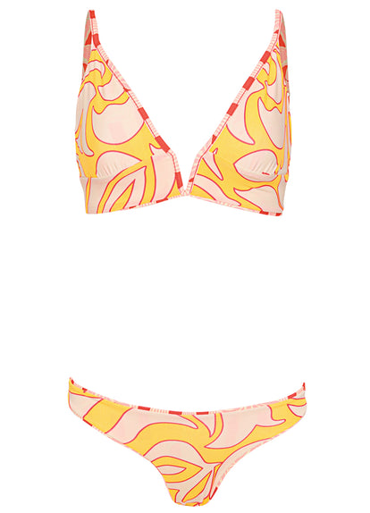  Maaji Palm Plantation Parade Long Line Triangle Bikini Top