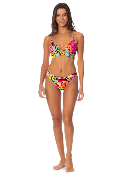  Maaji Rainforest Parade Long Line Triangle Bikini Top