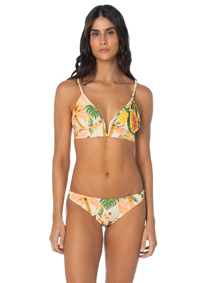  Foto de Bloom Mosaic Parade Long Line Triangle Bikini Top by Maaji - Tops - Vestidos de Baño