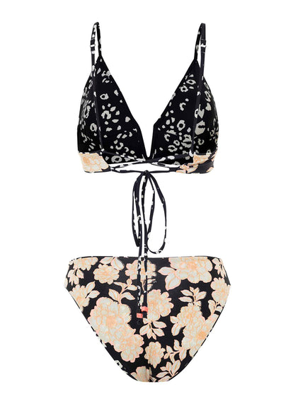 Thumbnail - Foto de Ink Cheeta Parade Long Line Triangle Bikini Top by Maaji - Tops - Vestidos de Baño - 13