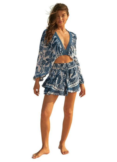 Main image -  Maaji Delft Baroque Ramona Beachwear Top