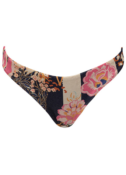 Thumbnail - Maaji Patchwork Rose Flirt Low Rise Thin Side Bikini Bottom - 6