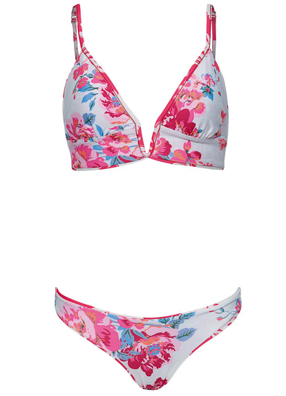  Maaji Candy Flowery Flirt  Low Rise Thin Side Bikini Bottom