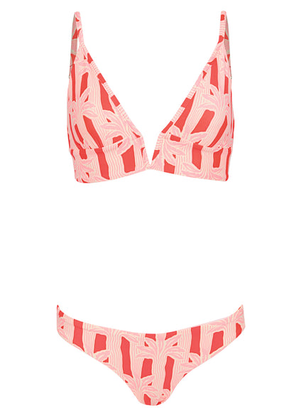  Maaji Palm Plantation Flirt Low Rise Thin Side Bikini Bottom