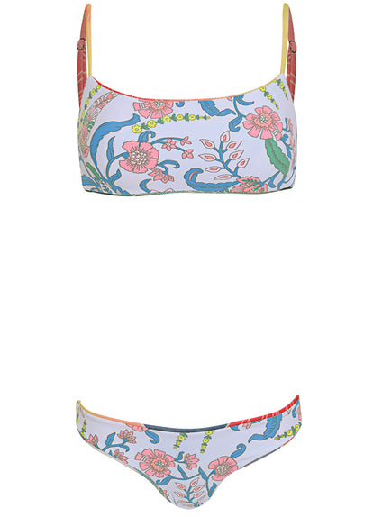  Maaji Sakura Scenery Flirt Low Rise Thin Side Bikini Bottom