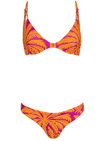 Thumbnail - Maaji Flamingo Palm Flirt Low Rise Thin Side Bikini Bottom - 10