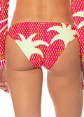 Maaji Funky Palms Flirt Low Rise Thin Side  Bikini Bottom