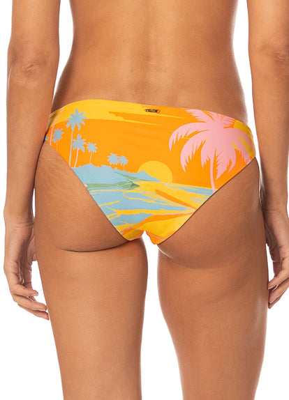 Thumbnail - Foto de Sunlit Palms Flirt Low Rise Thin Side  Bikini Bottom by Maaji - Panties - Vestidos de Baño - 3