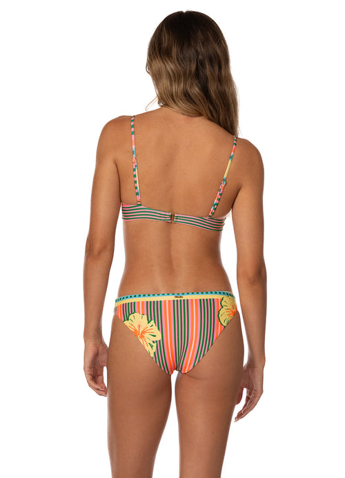 Main image -  Foto de Striped Paradise Flirt Low Rise Thin Side Bikini Bottom by Maaji - Panties - Vestidos de Baño