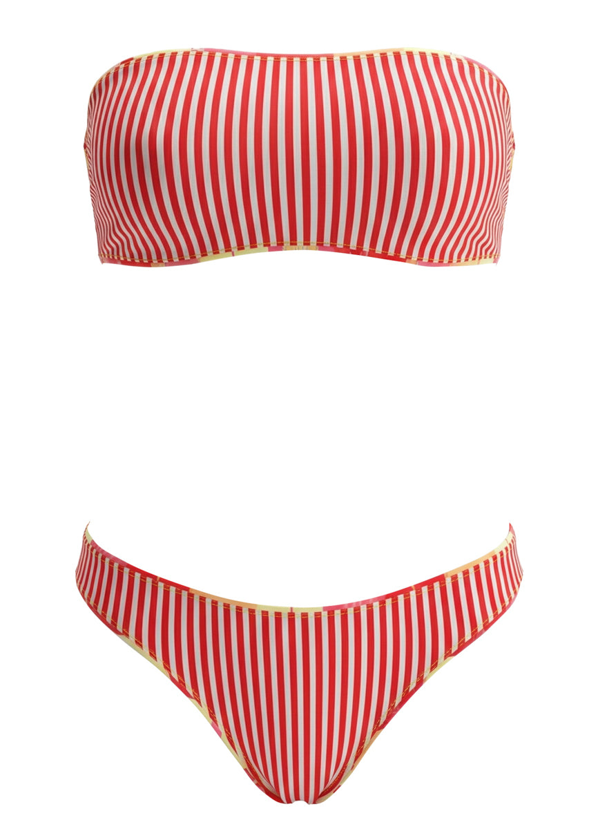 Foto de Coastal Drift Flirt Low Rise Thin Side Bikini Bottom by Maaji - Panties - Vestidos de Baño