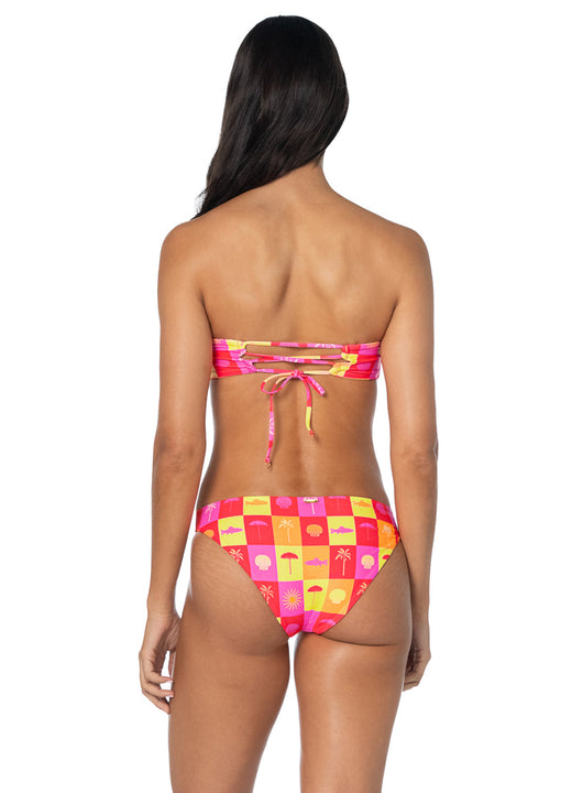 Foto de Coastal Drift Flirt Low Rise Thin Side Bikini Bottom by Maaji - Panties - Vestidos de Baño