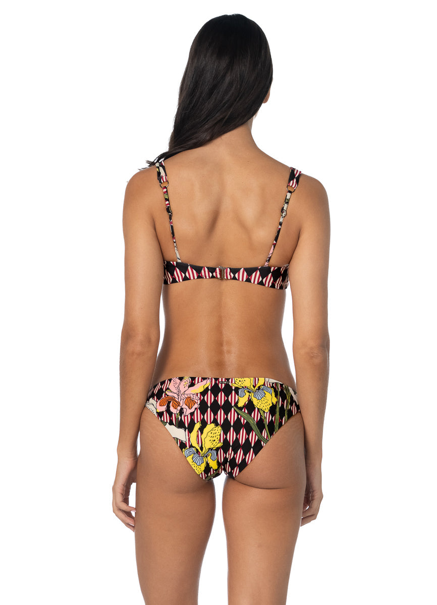 Foto de Dark Romance Flirt Low Rise Thin Side Bikini Bottom by Maaji - Panties - Vestidos de Baño