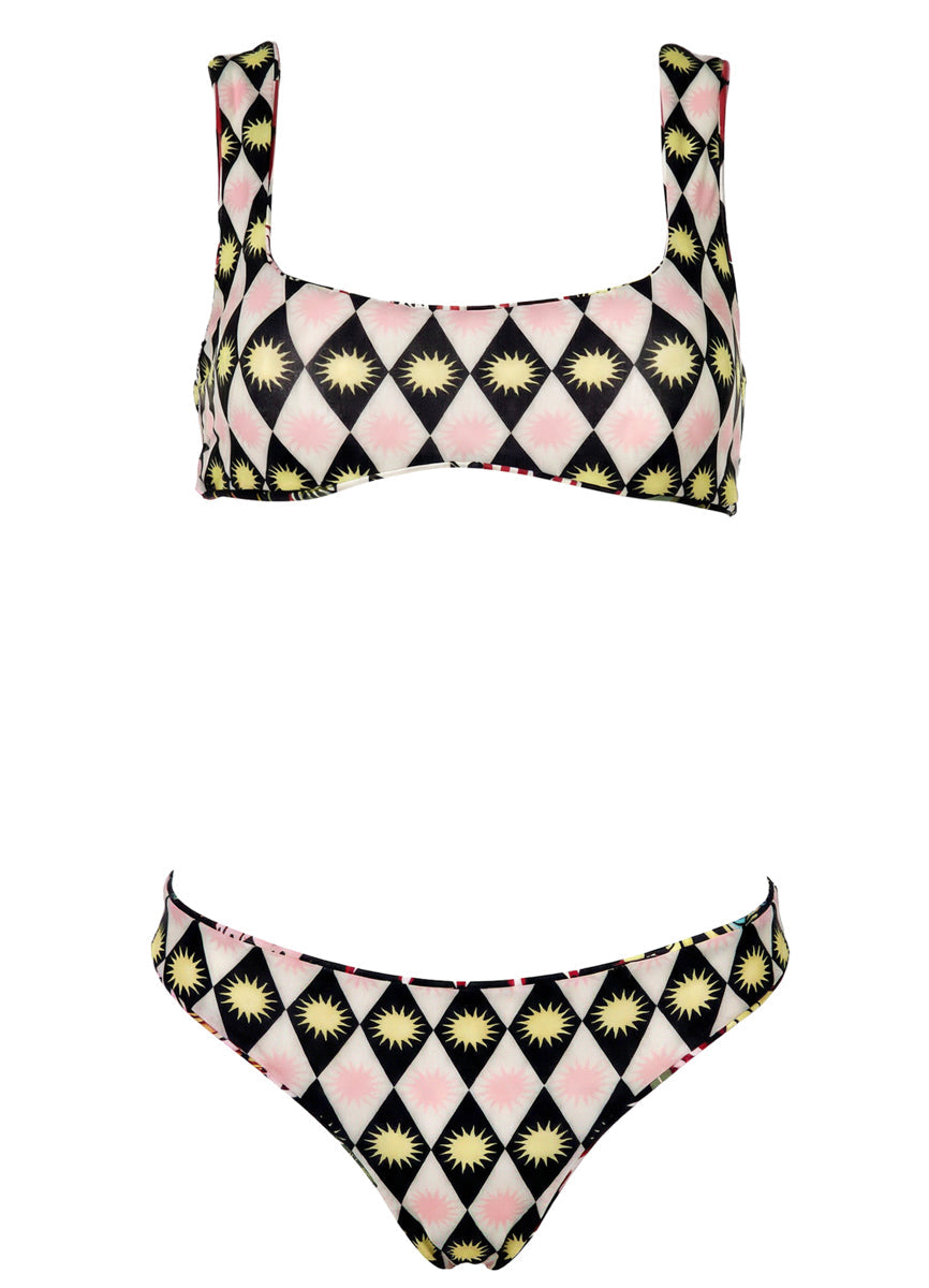 Foto de Dark Romance Flirt Low Rise Thin Side Bikini Bottom by Maaji - Panties - Vestidos de Baño
