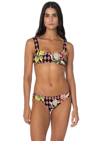 Thumbnail - Foto de Dark Romance Flirt Low Rise Thin Side Bikini Bottom by Maaji - Panties - Vestidos de Baño - 4