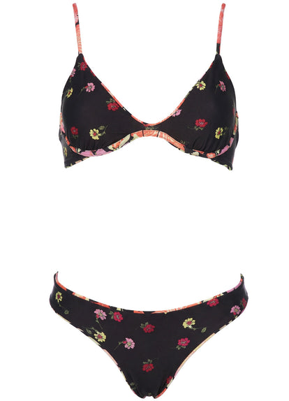 Thumbnail - Foto de Dream Petals Flirt Low Rise Thin Side Bikini Bottom by Maaji - Panties - Vestidos de Baño - 6