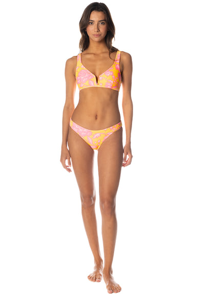  Maaji Golden Hour Flirt Low Rise Thin Side Bikini Bottom